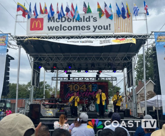 A band during the festival.